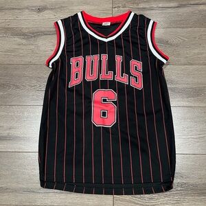 Chicago Windy City Bulls Jersey. Number 6 Dynasty. Black, red. Size YXL